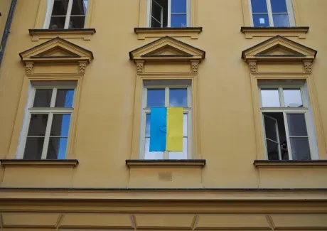 Setkání studentů na podporu Ukrajiny