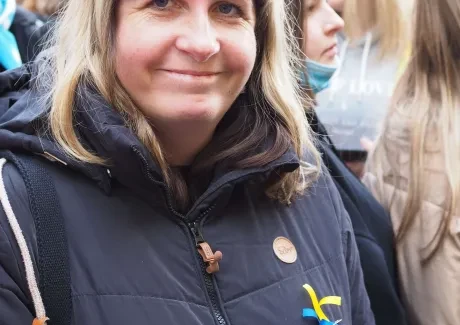 Setkání studentů na podporu Ukrajiny