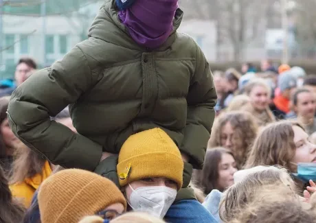 Setkání studentů na podporu Ukrajiny
