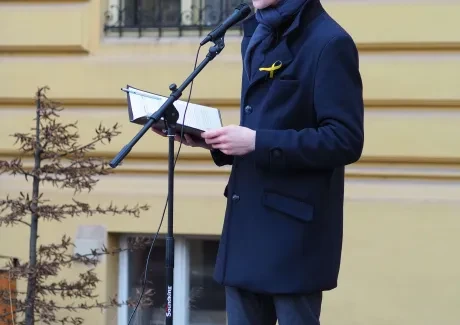 Setkání studentů na podporu Ukrajiny