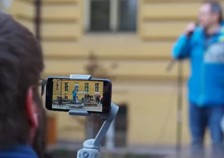 Setkání studentů na podporu Ukrajiny