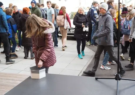 Setkání studentů na podporu Ukrajiny