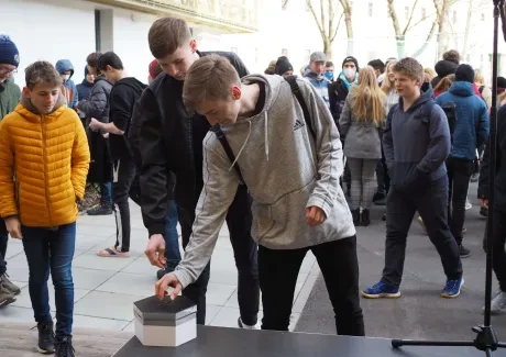 Setkání studentů na podporu Ukrajiny