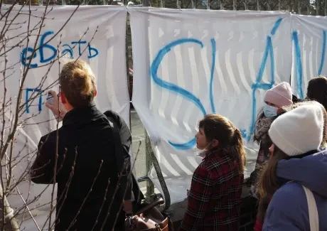 Setkání studentů na podporu Ukrajiny