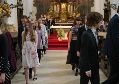 Předávání maturitních vysvědčení - 1. část