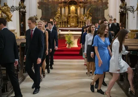 Předávání maturitních vysvědčení - 1. část