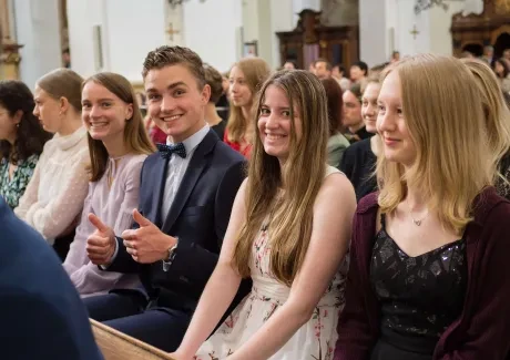 Předávání maturitních vysvědčení - 1. část