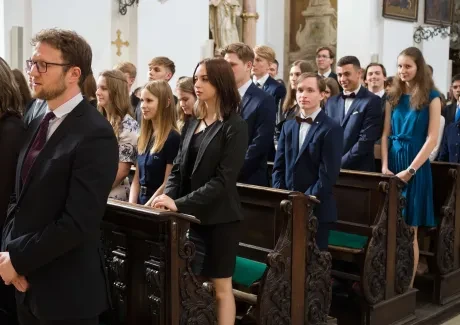 Předávání maturitních vysvědčení - 1. část