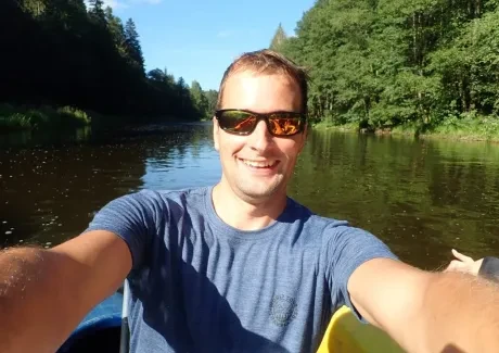 STK - vodáci na Vltavě i ve Vltavě