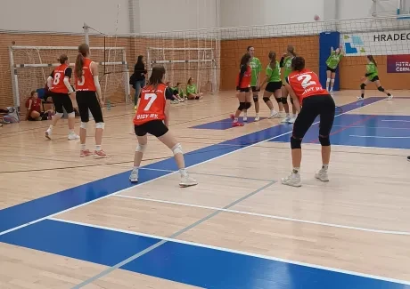 Okresní kolo volejbalového turnaje AŠSK dívek