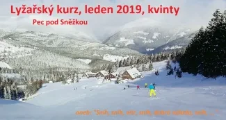 Lyžařský kurz kvinty - leden 2019