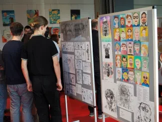 Vernisáž výstavy výtvarných prací 6. 3. 2024