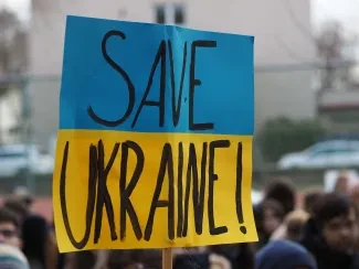 Setkání studentů na podporu Ukrajiny